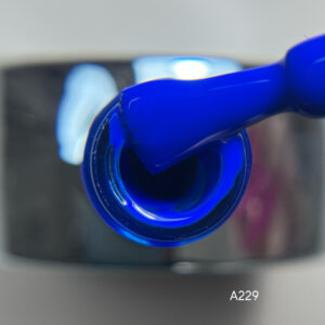 Esmalte en gel plateado azul real A229 (azul)