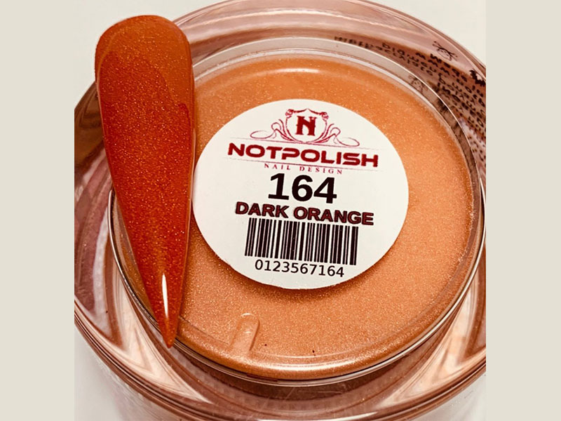 NotPolish OG 164 - DARK ORANGE POWDER