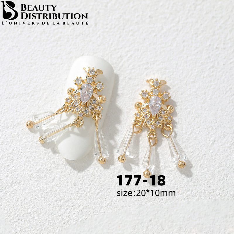 Joyería de uñas con diamantes de imitación 177-18