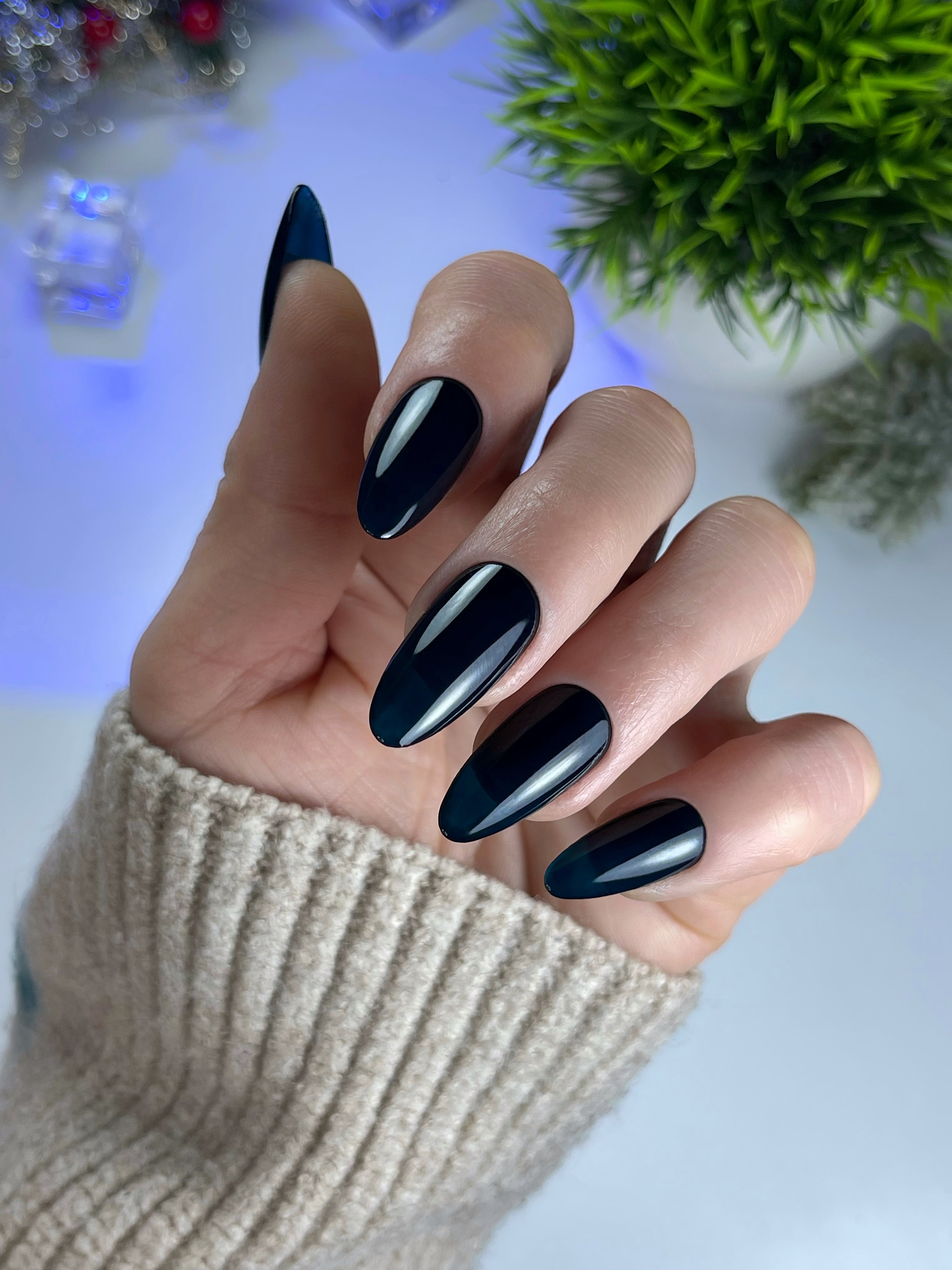 Vernis Semi-Permanent Gel UV LED 10ml – Teinte A126 Bleu Pétrole Teal Profond