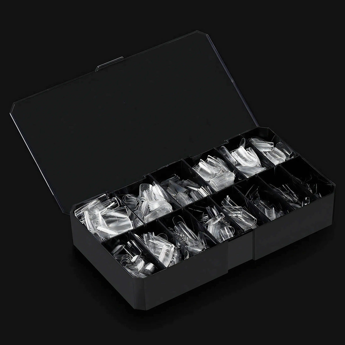 Capsules Prémium Ongles Gel Carrées Courtes - Kit Pro 600 pcs Gel X