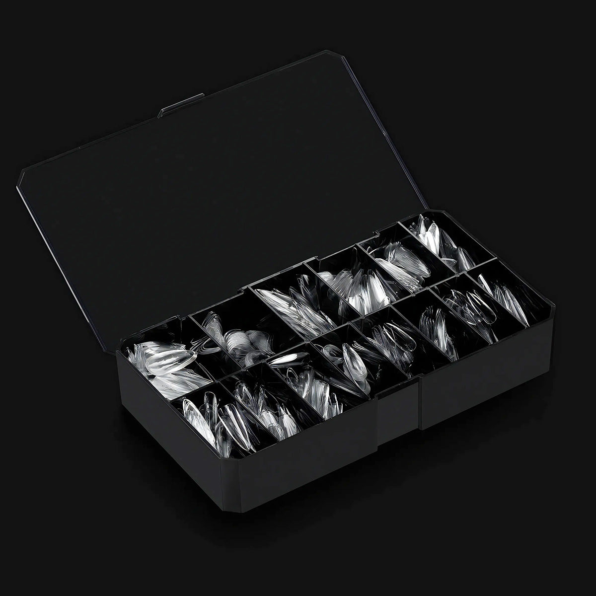 Capsules Premium Almond Long-Pro Courbure Prononcée - Kit Pro 600 pcs Gel X