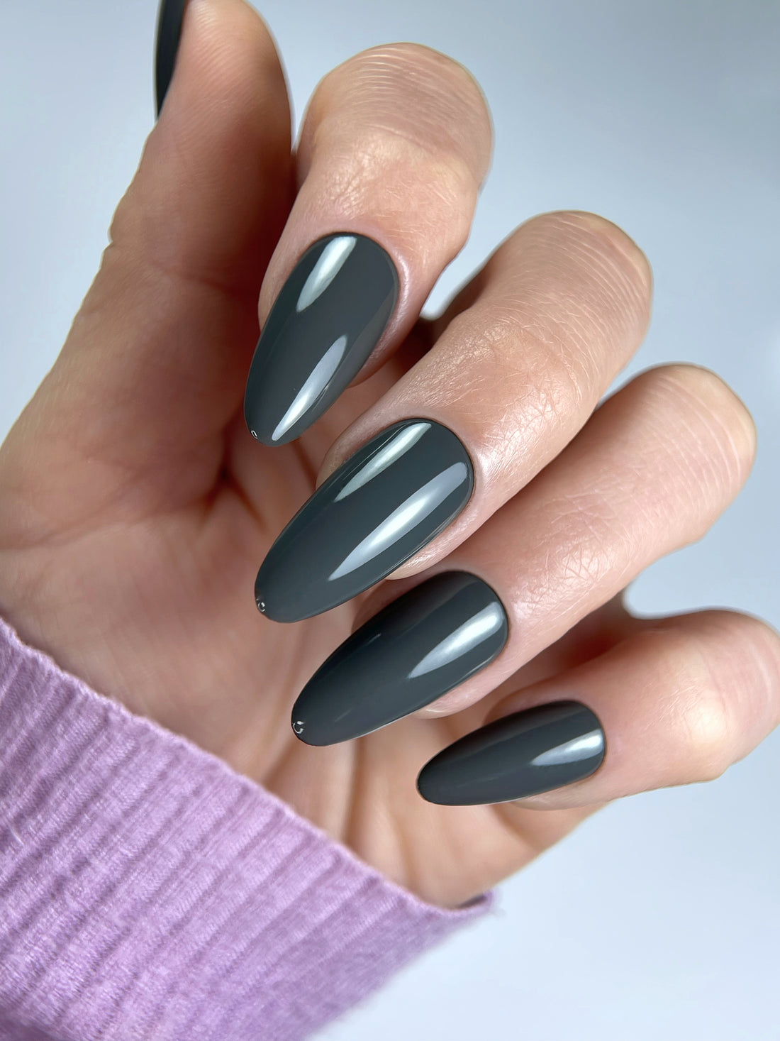 Gel Polish Silver Deep Gray A156