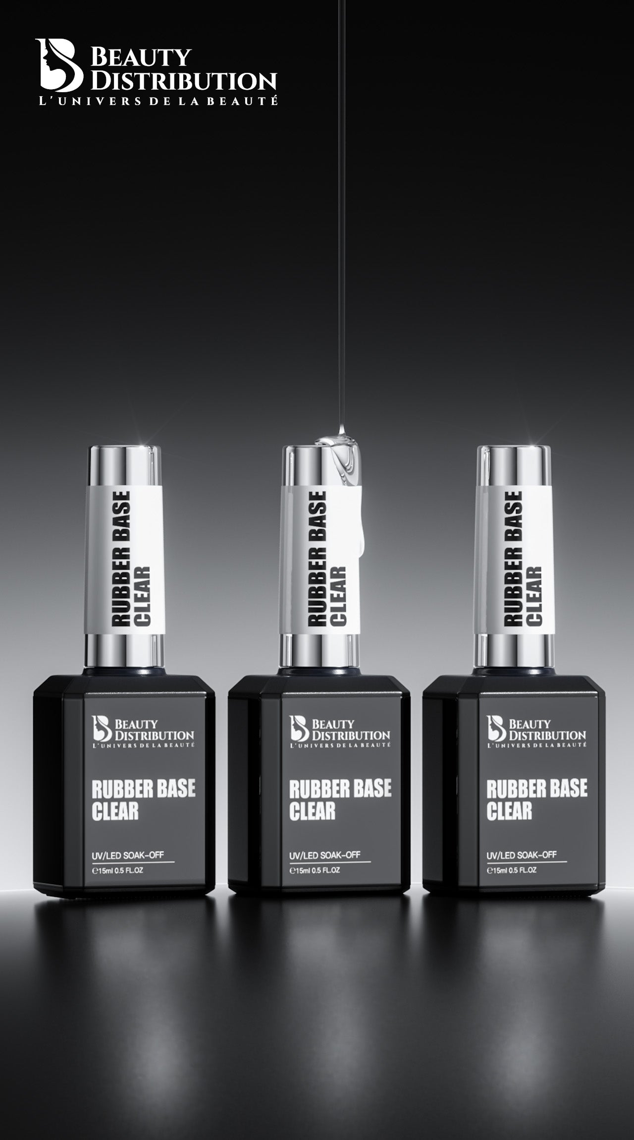 Rubber Base Clear 15ml Sans HEMA ni TPO