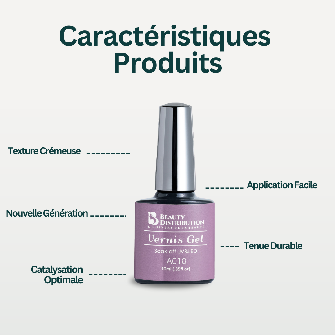 Gel Polish Mauve Rosé A018