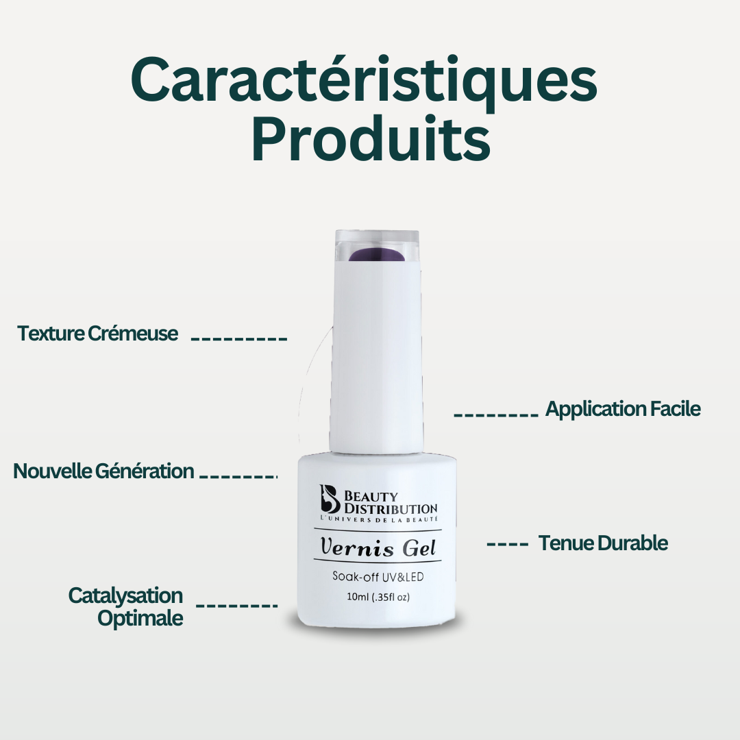 Gel Polish Deep Purple A022