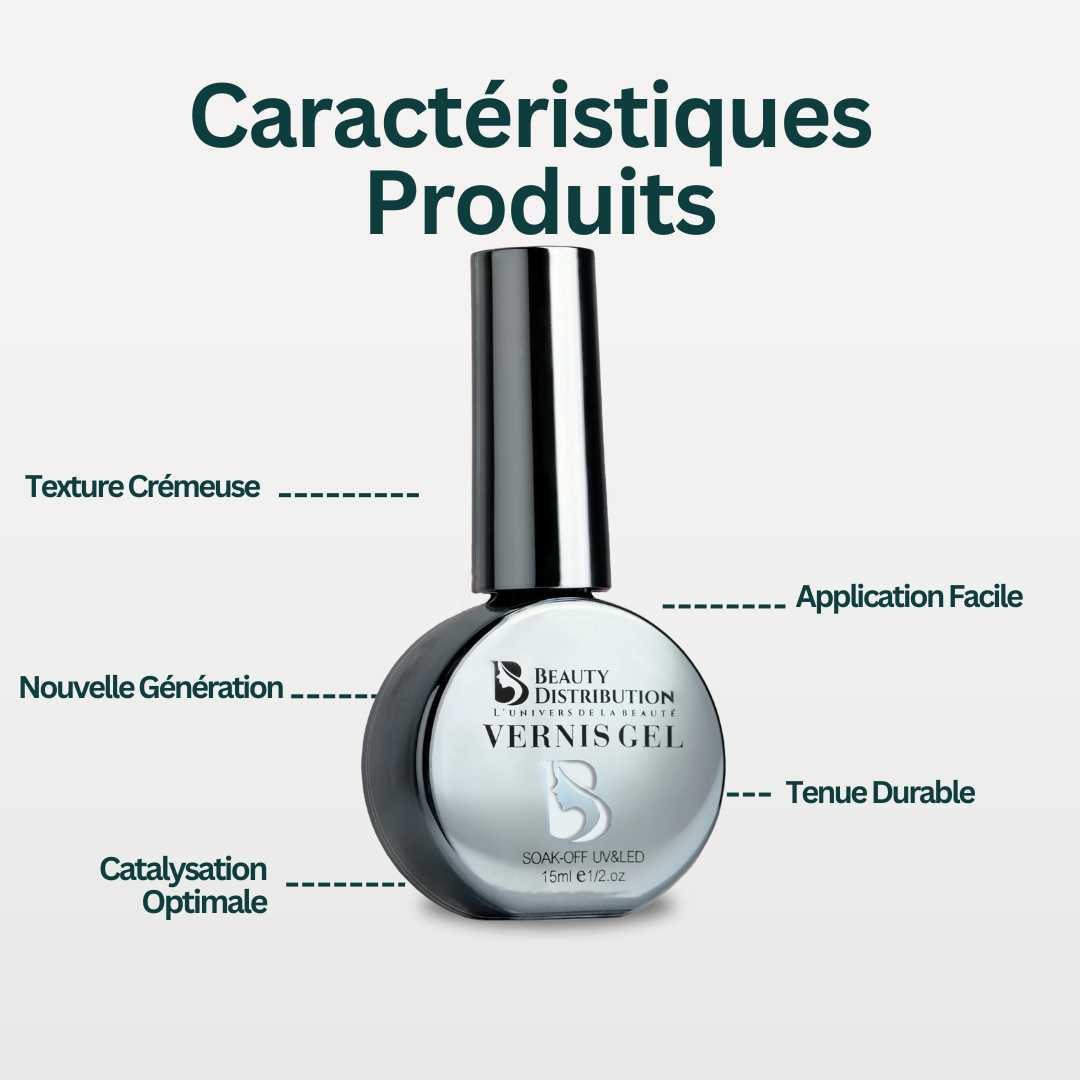 Esmalte en gel Plata Blanco Elegance A023