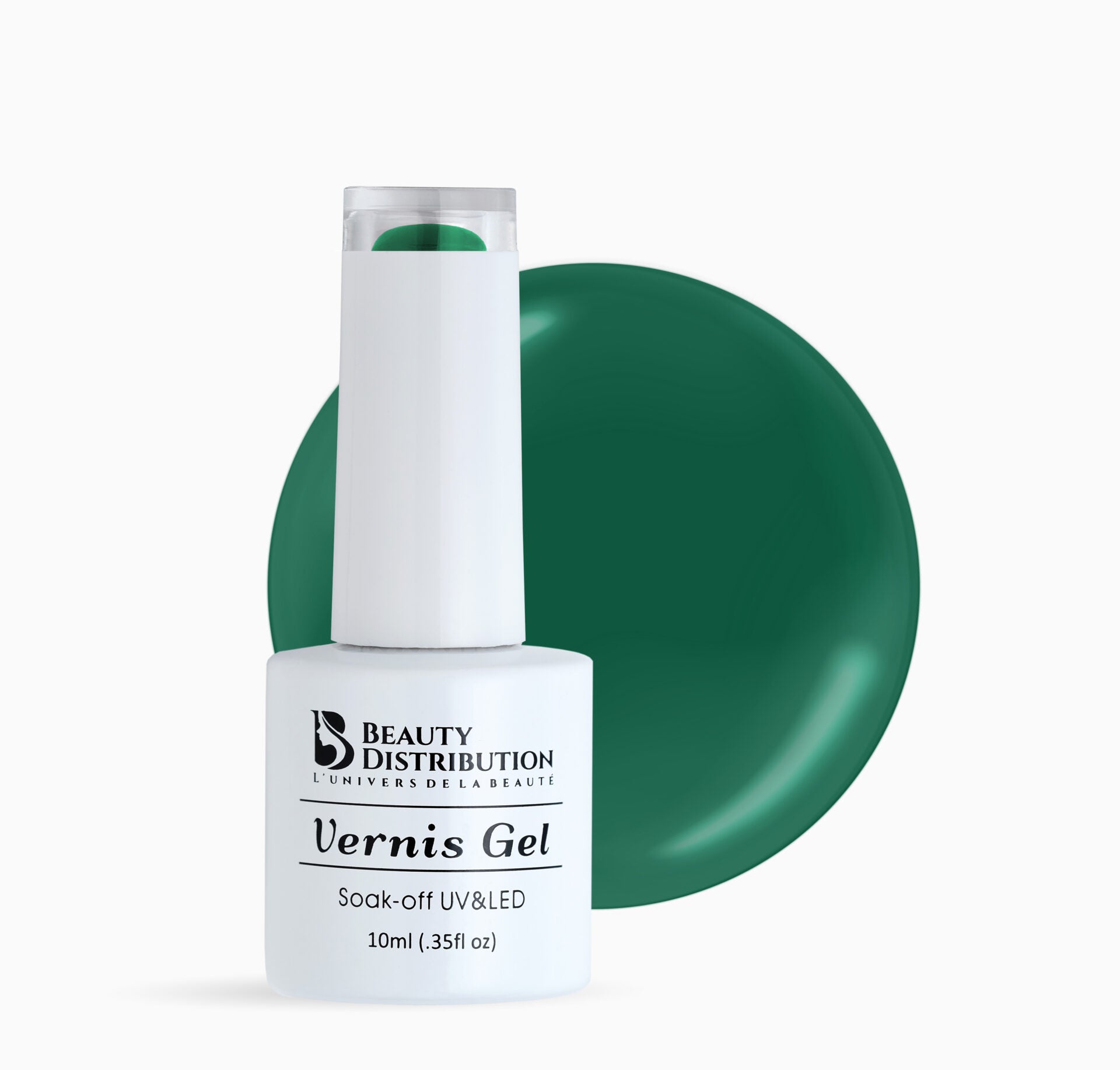 Vernis Semi-Permanent UV/LED A076 Vert Émeraude Beauty Distribution