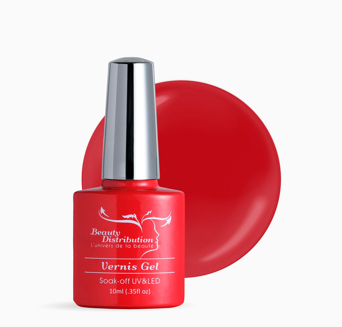 Vernis Semi-Permanent A108 Le Rouge Anglais Absolu & Incandescent