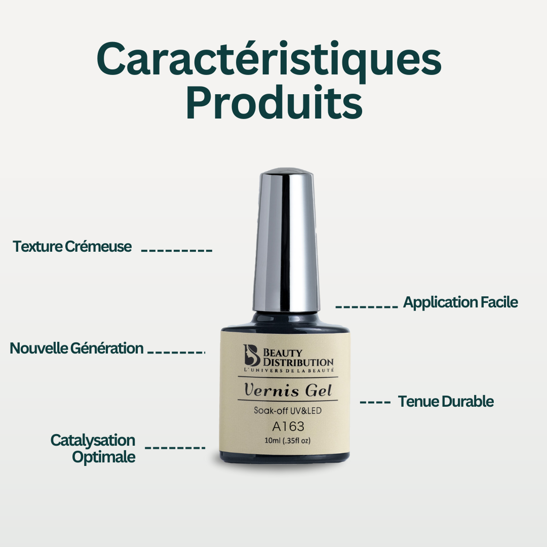 Gel Polish Creamy Beige A163