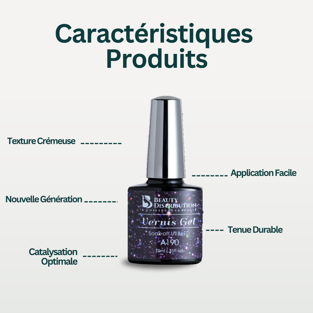 Esmalte en gel Road Trip Cosmic Purple A190