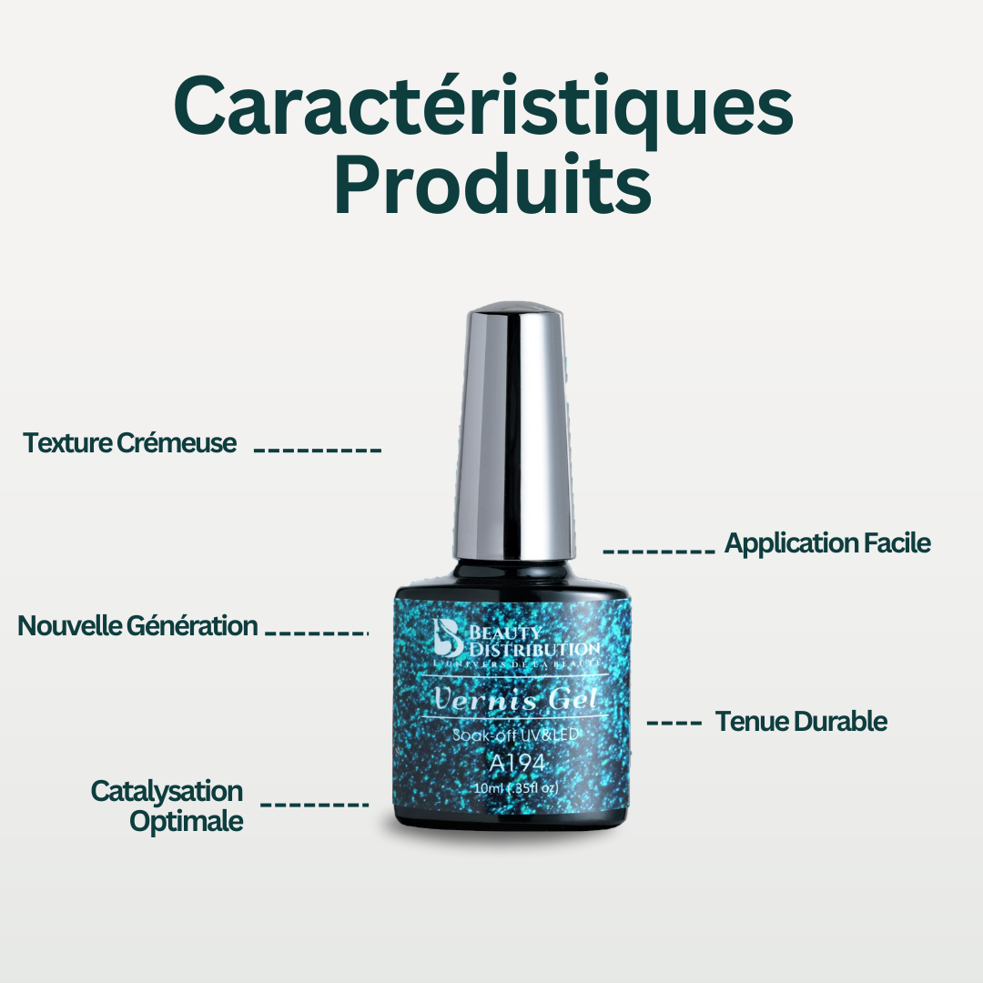 Gel Polish Blue Aurora A194