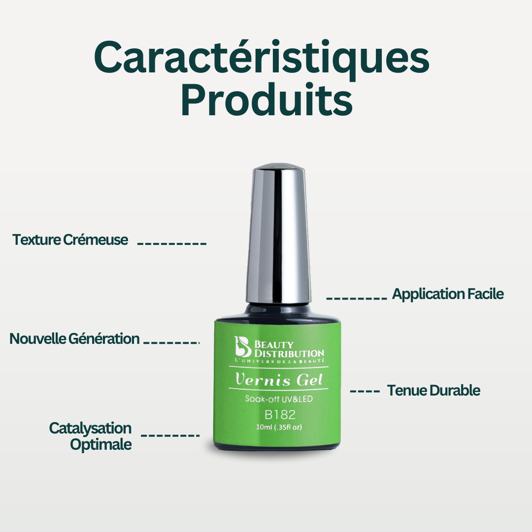 Esmalte en gel Road Trip Aventurero verde B182