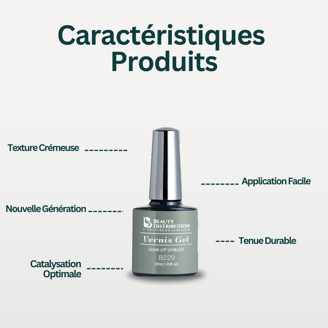 Esmalte en gel Road Trip Gris Perla B229