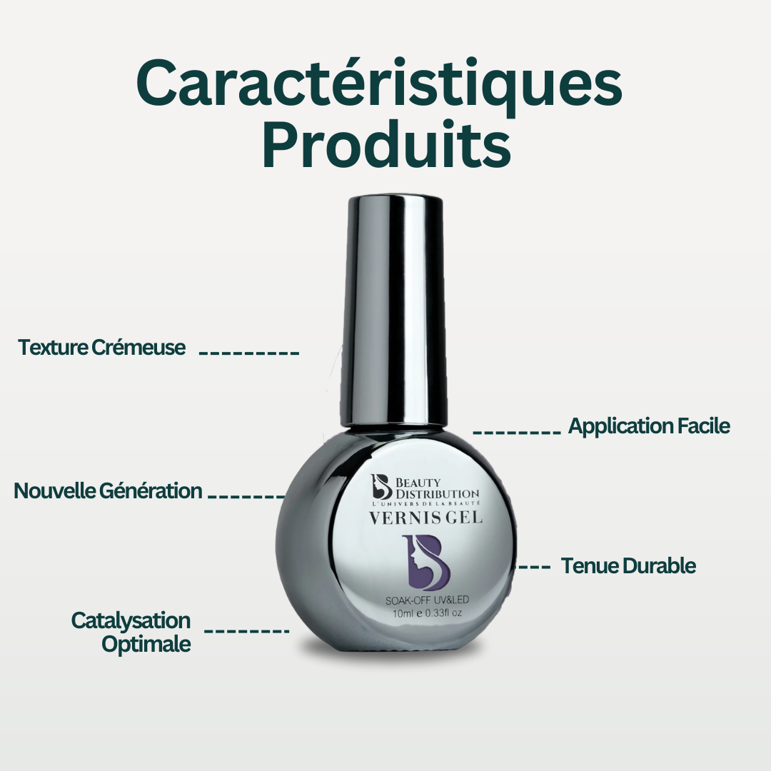 Esmalte en gel plateado morado medianoche B318