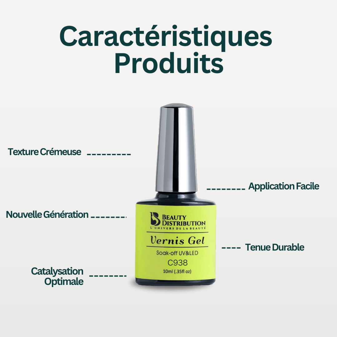 Gel Polish Jaune de Cobalt C938