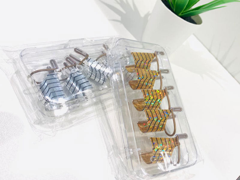 Chablons réutilisables de couleur gold silver doré argenté