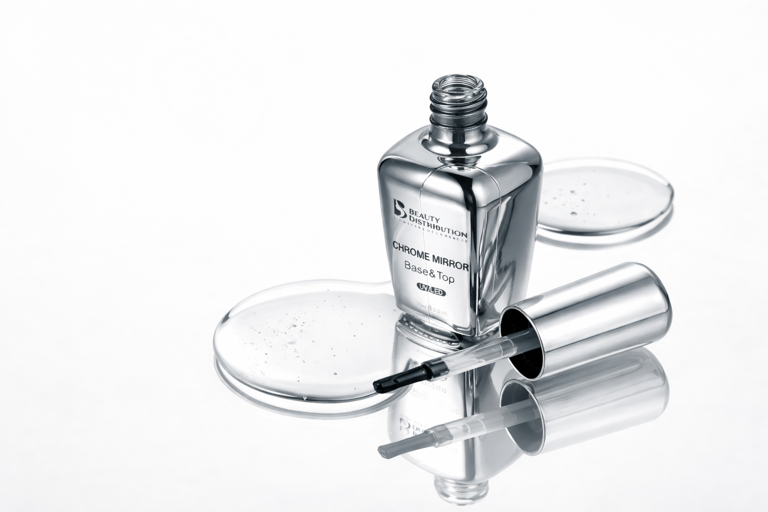 Chrome Mirror Base & Top UV/LED- 15 ML