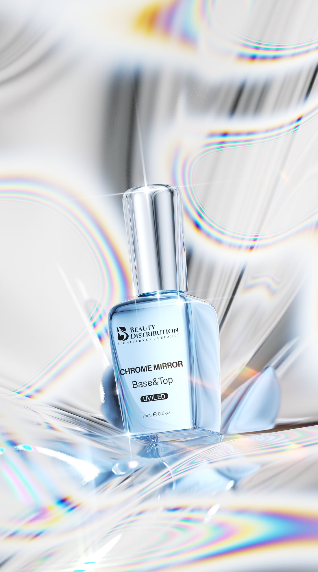 Chrome Mirror Base & Top