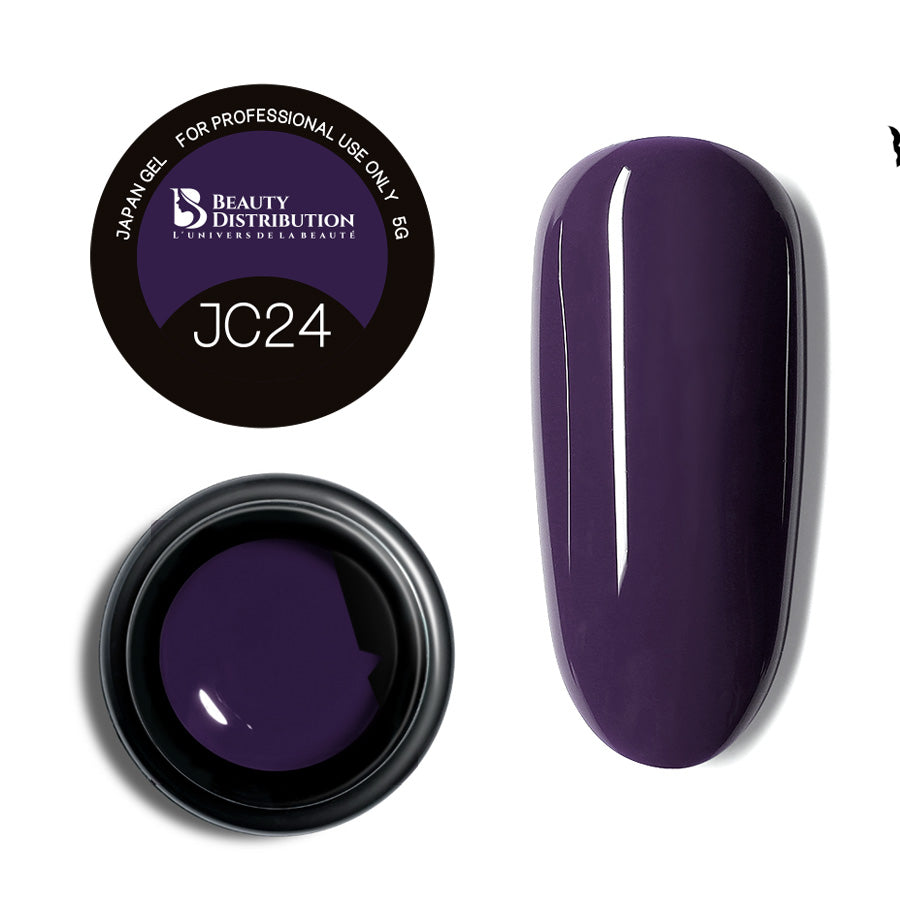 JAPAN GEL Violet Aubergine JC24 - 5ml