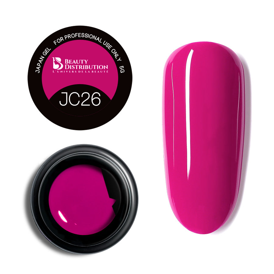 JAPAN GEL Rose Fuchsia Intense JC26 - 5ml