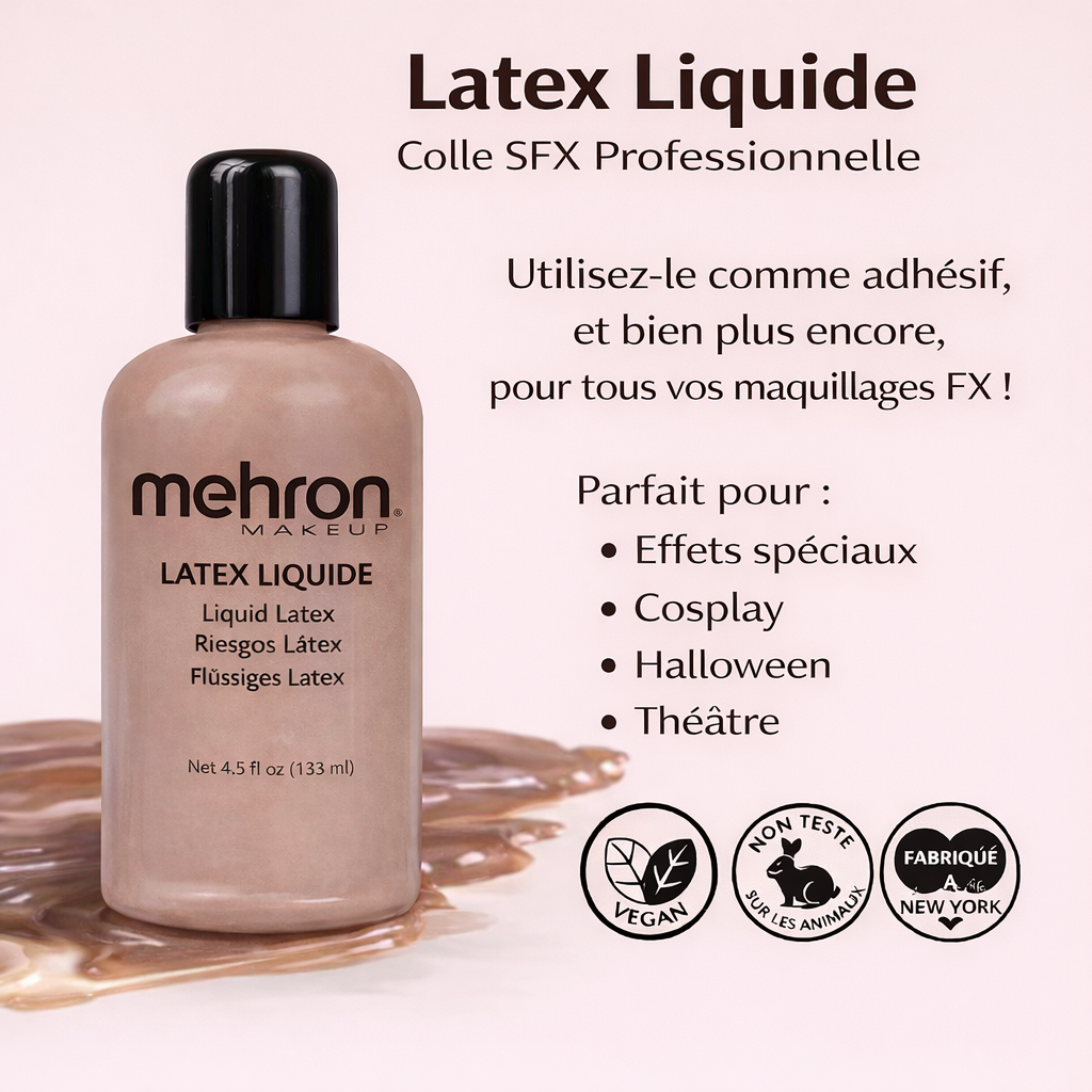 Latex Liquide Mehron Dark flesh 133ml