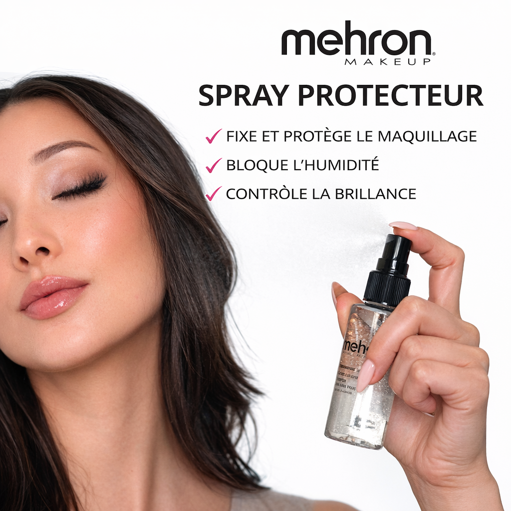 Mehron Barrier Spray™ : Le Spray Fixateur et Protecteur