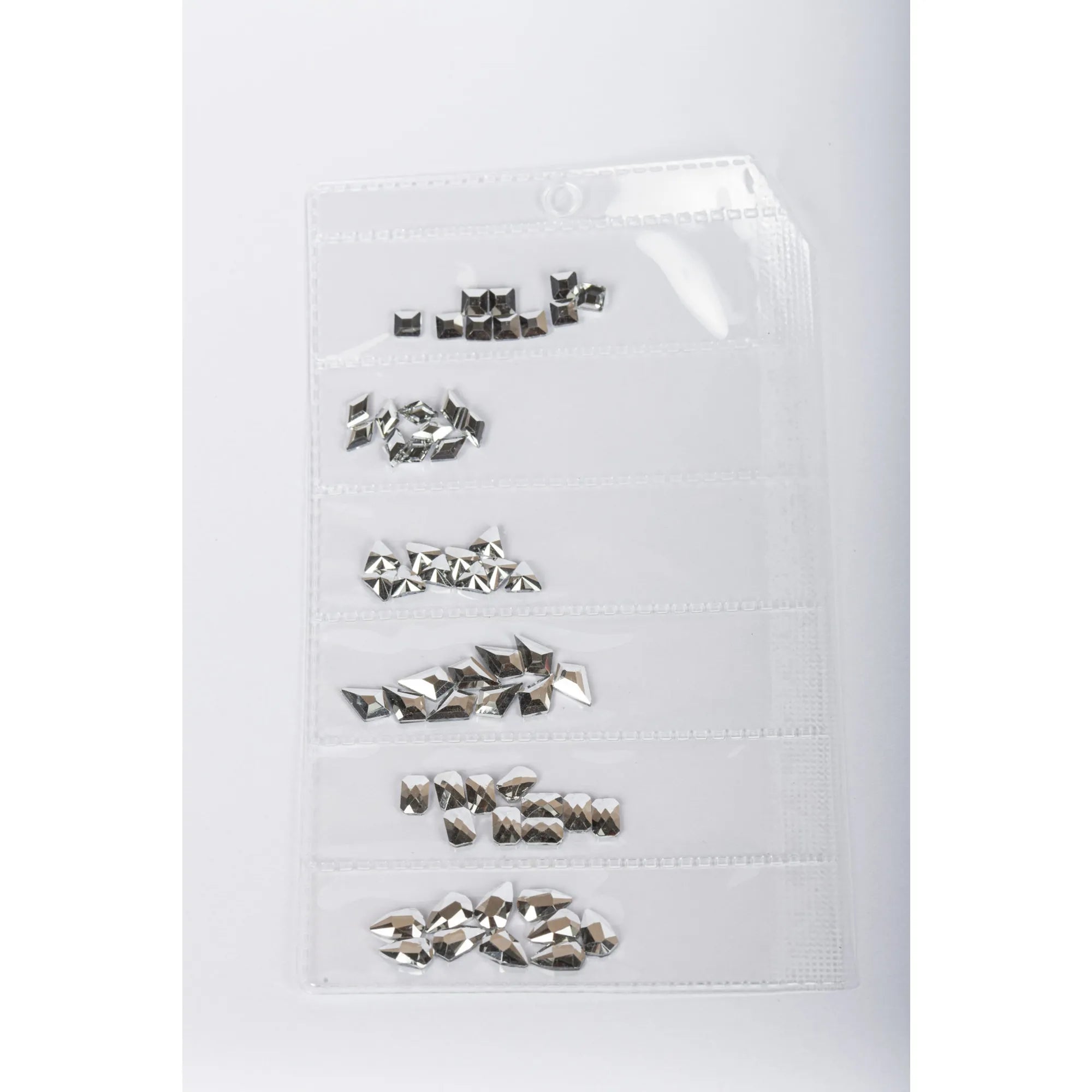 Mix Strass Argent Nail Art