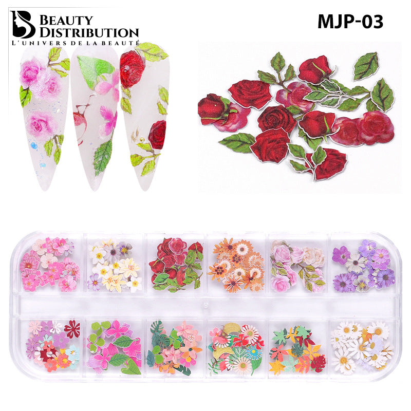 Fimo Fleurs Nail-art et décorations MJP-03