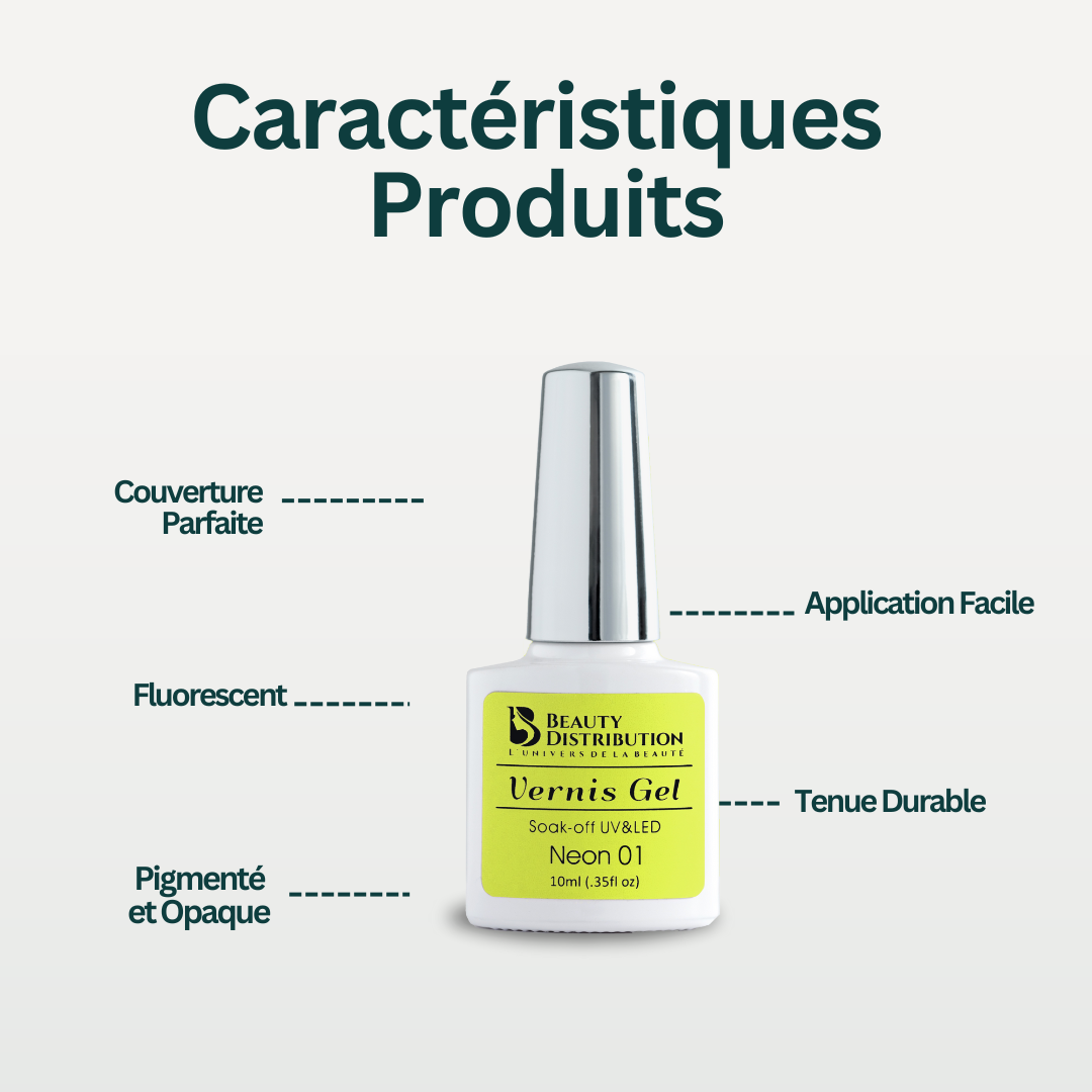 Gel Polish Neon 01 Yellow Party