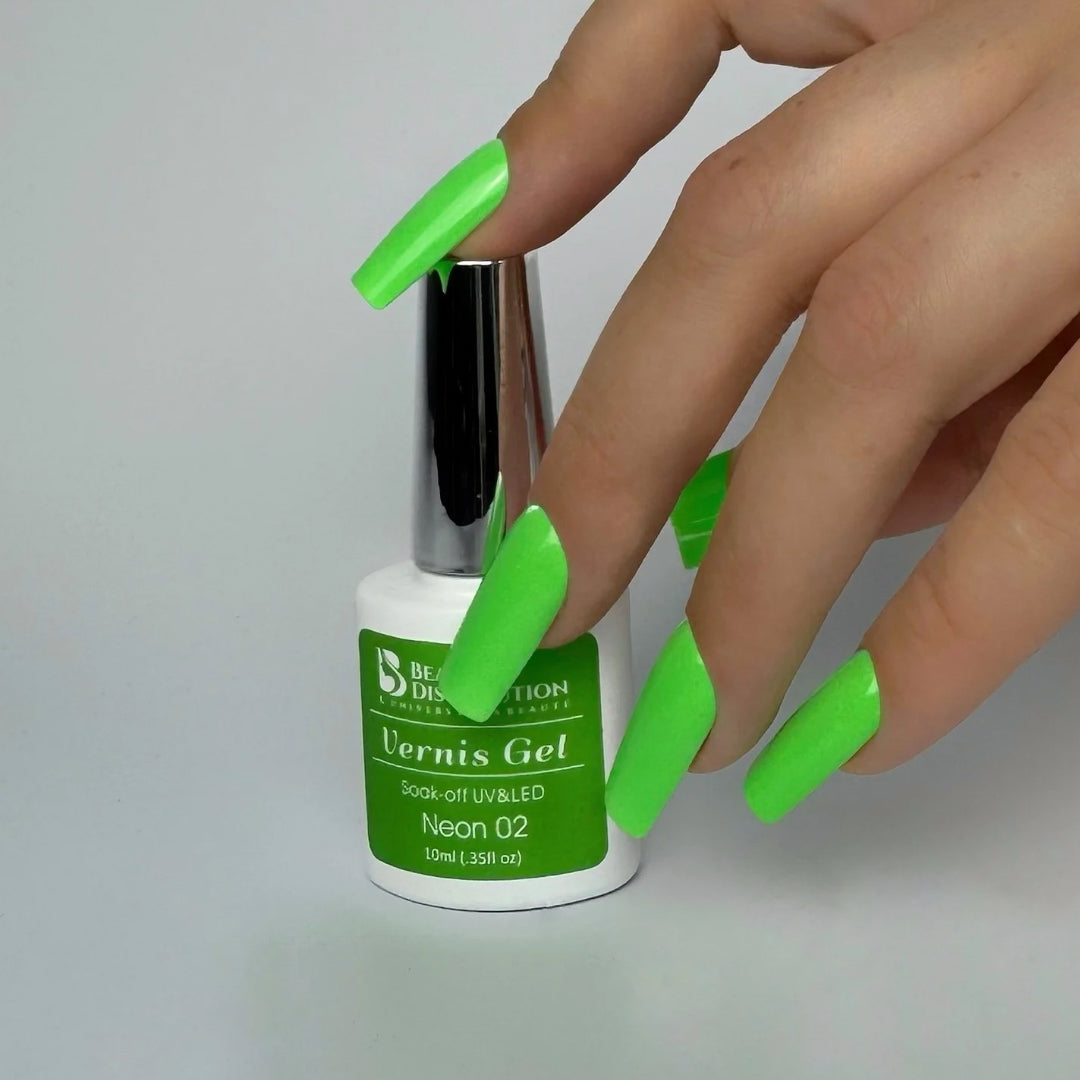 Gel Polish Green Party Neon 02