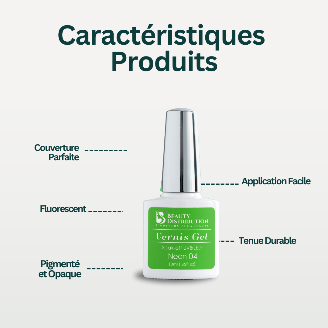 Gel Polish Vert Brillant 04