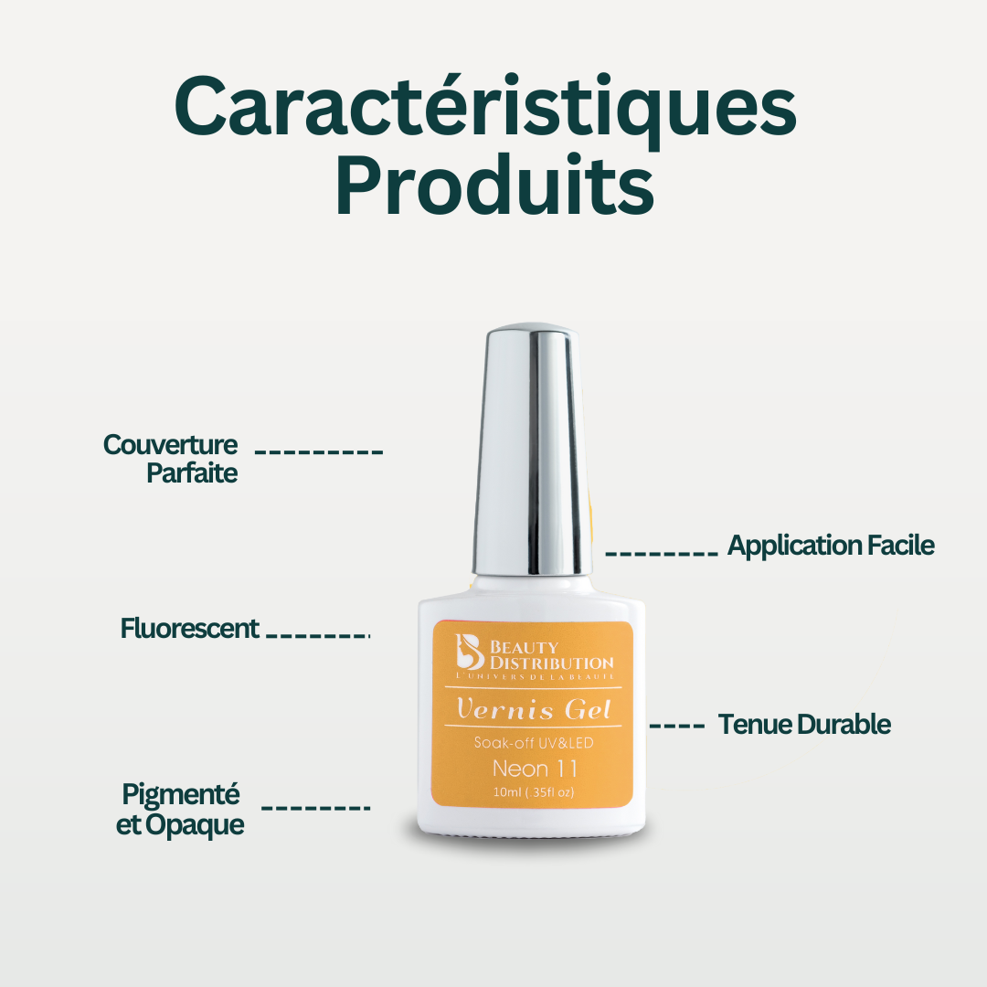 Gel Polish Mustard Yellow Neon 11