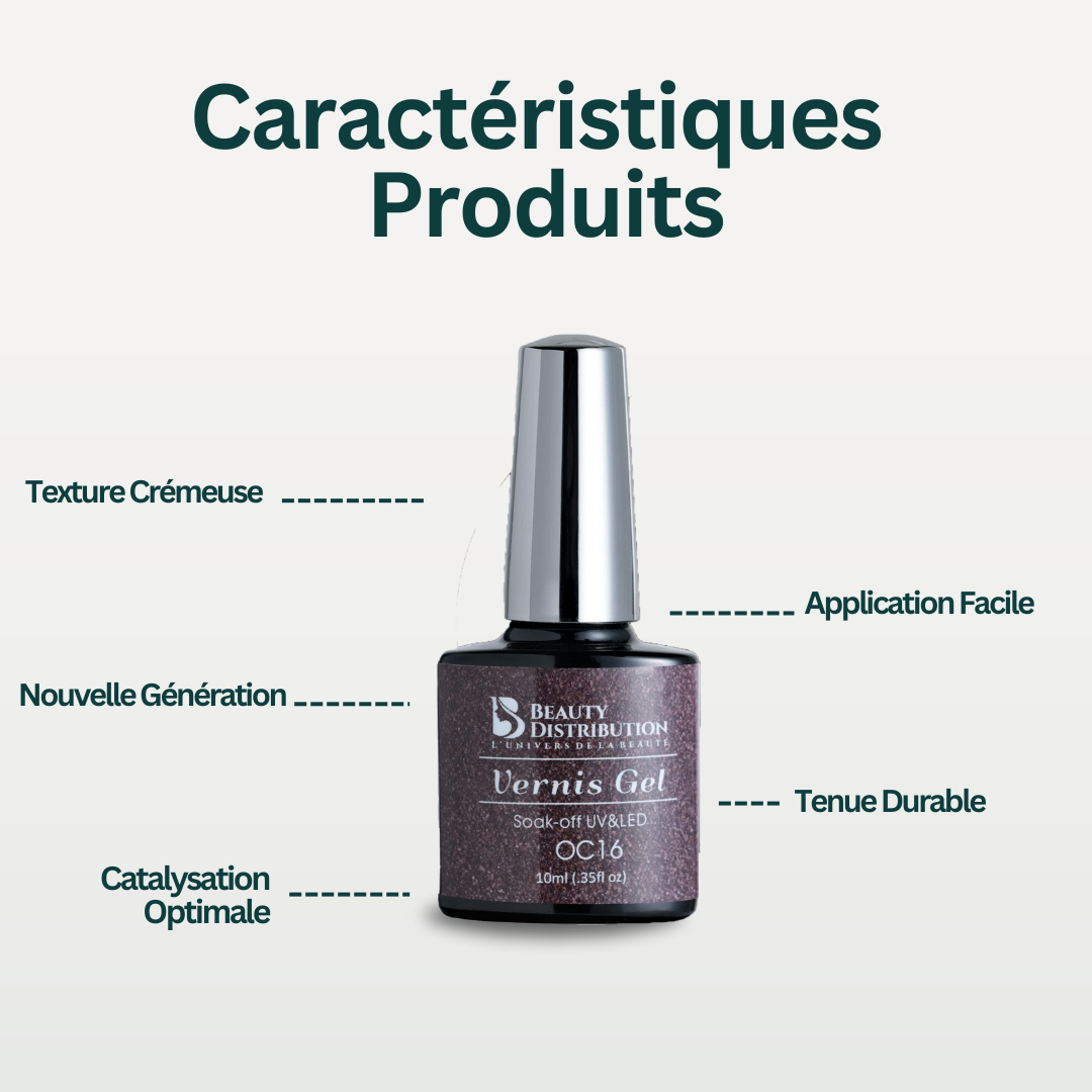 Esmalte en gel Road Trip Warm Brown OC16