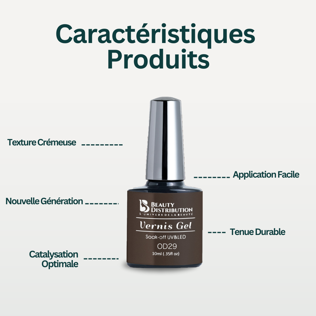 Gel Polish Intense Brown OD29