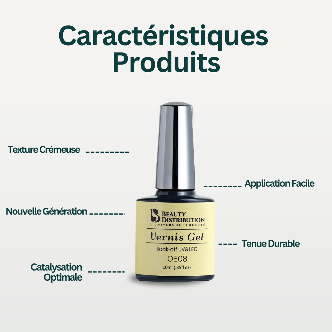 Gel Polish Jaune Pastel OE08