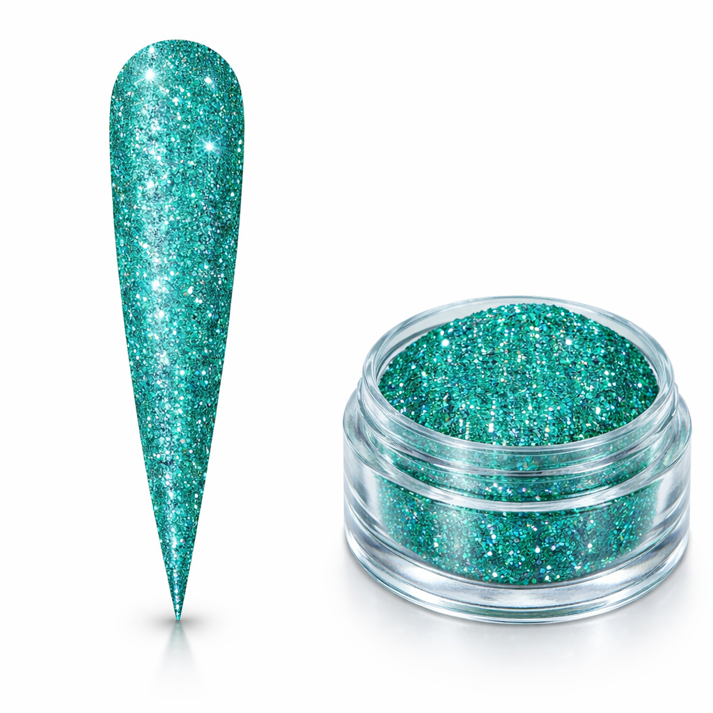 Reflective Glitter Green 5g Paillettes Flash Nail Art