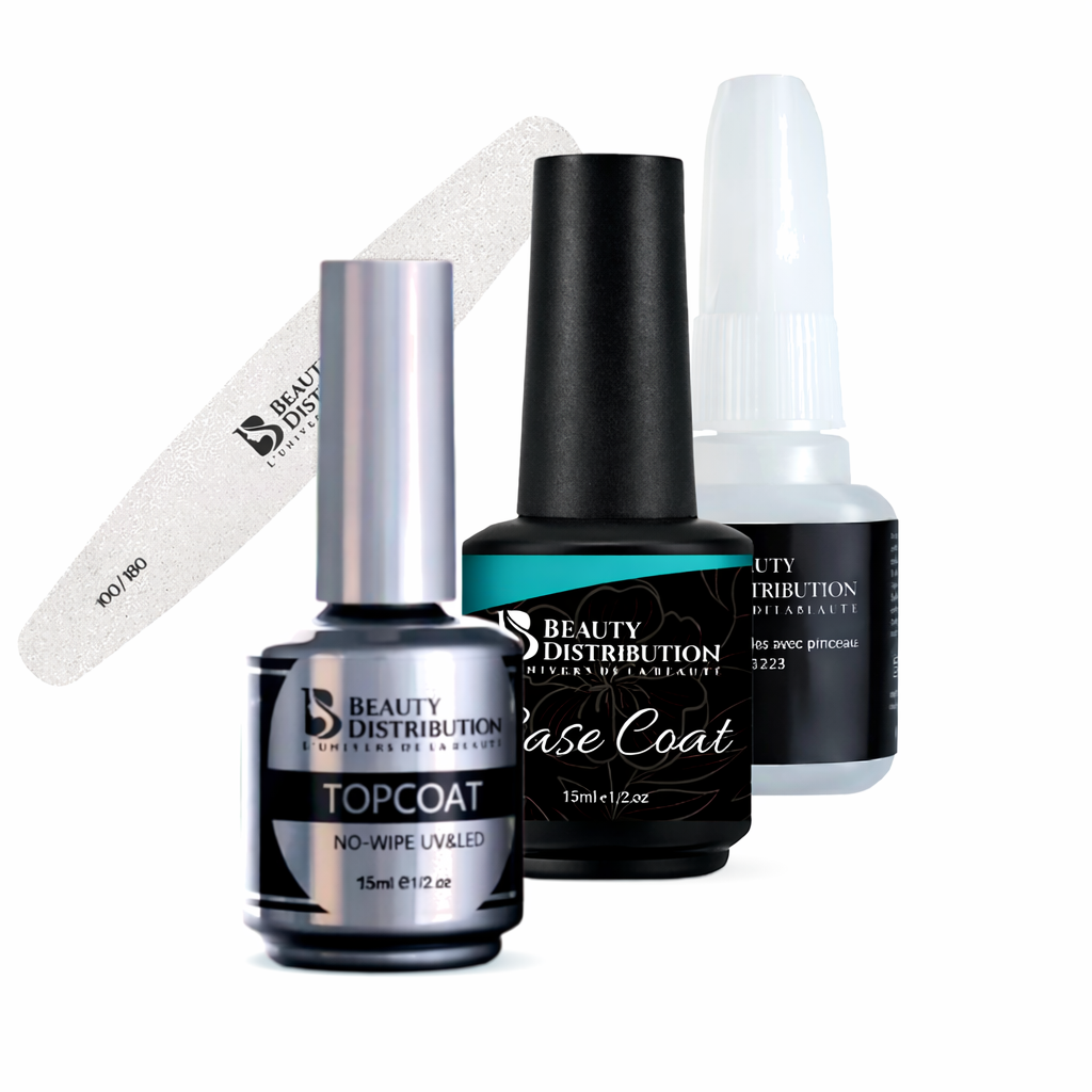 Residue-free UV/LED top coat