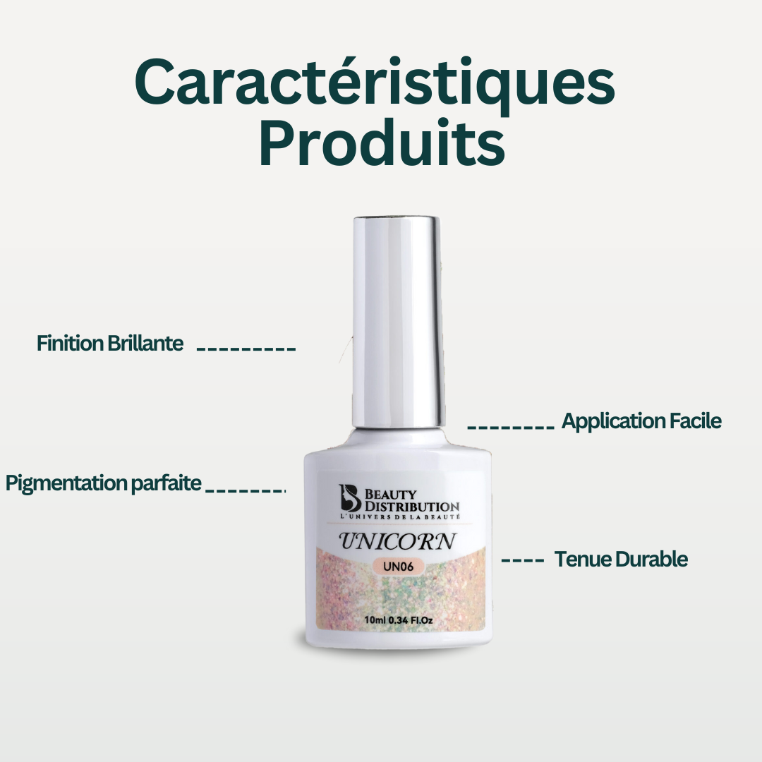 Esmalte en gel mágico Unicornio 10ml 06