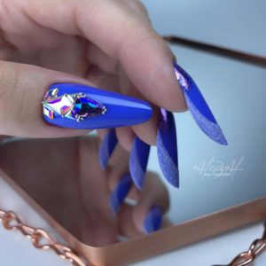 💙 Vernis Semi-Permanent A079 – Bleu Royal Électrique & Intense