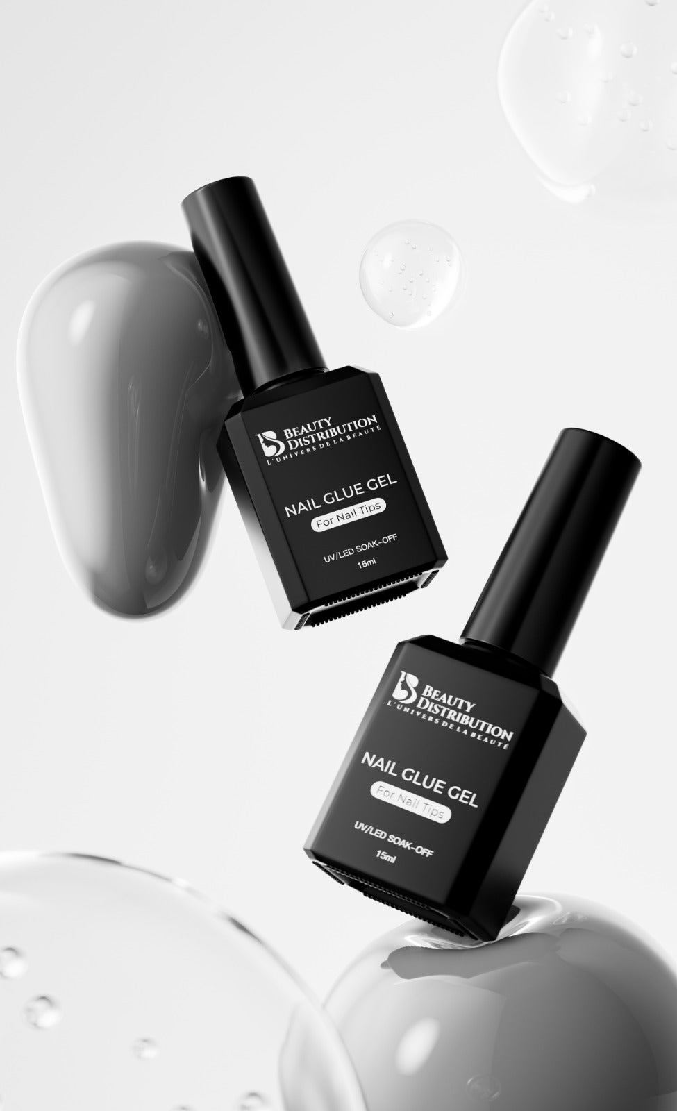 Nail Glue Gel 15ml Fixation Haute Performance pour Pose Américaine (Gel-X)