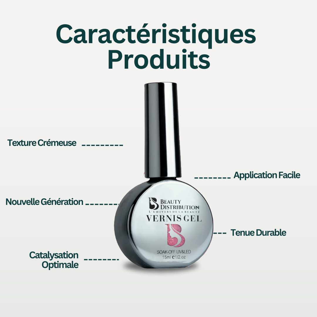 Gel Polish Dusty rose Glitz XP1211