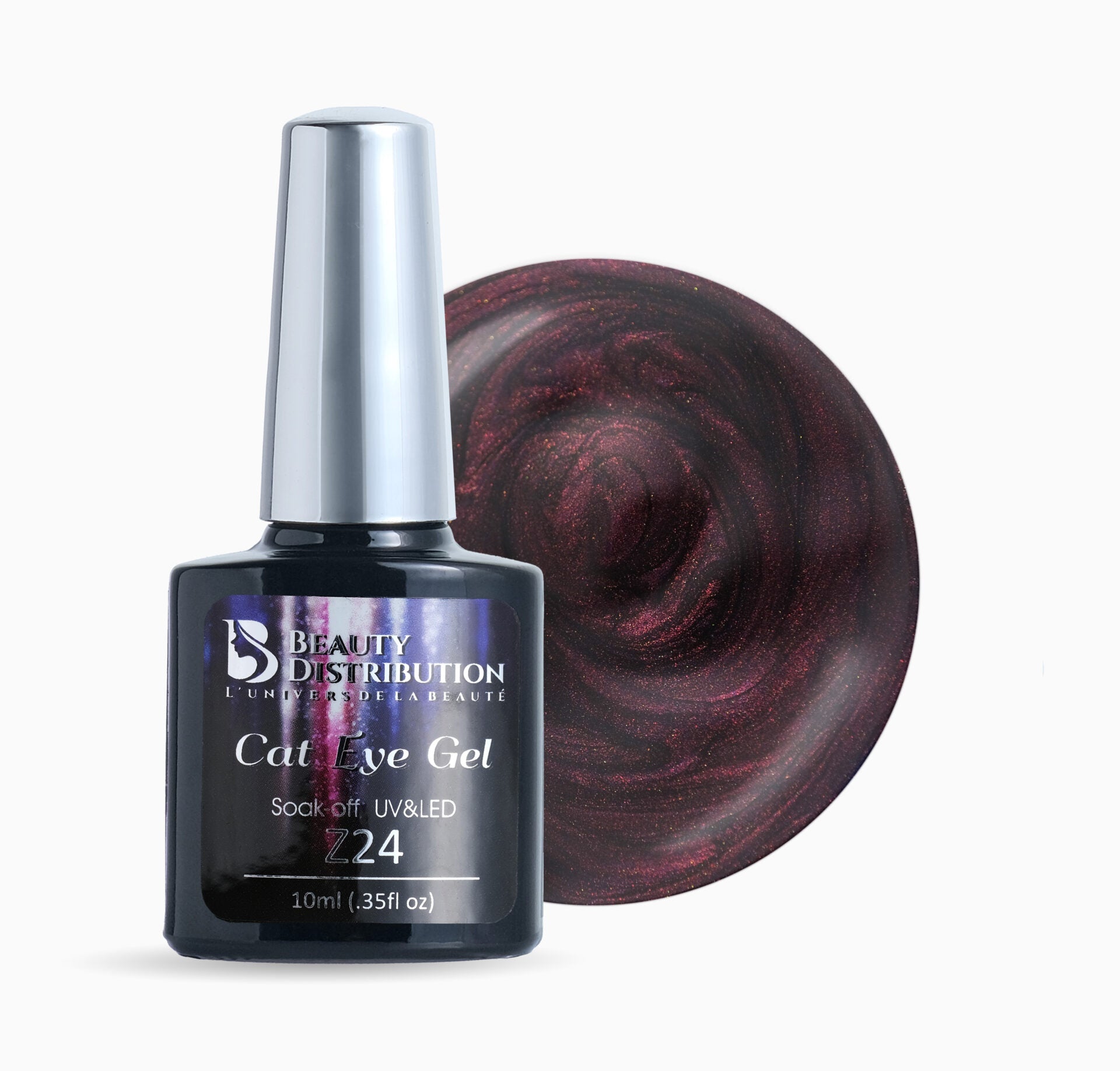 Esmalte en gel ojo de gato Ruby Z24