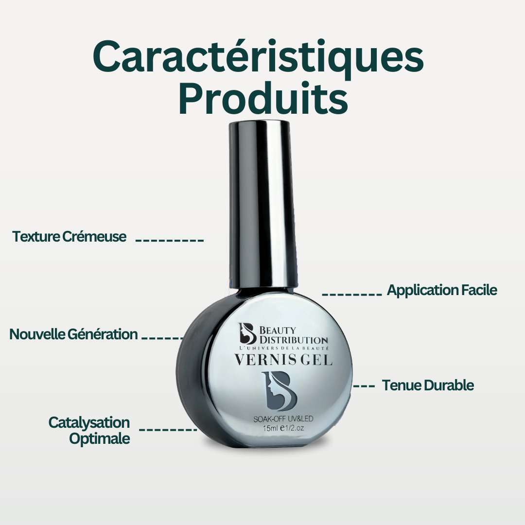 Gel Polish Gris onyx B165