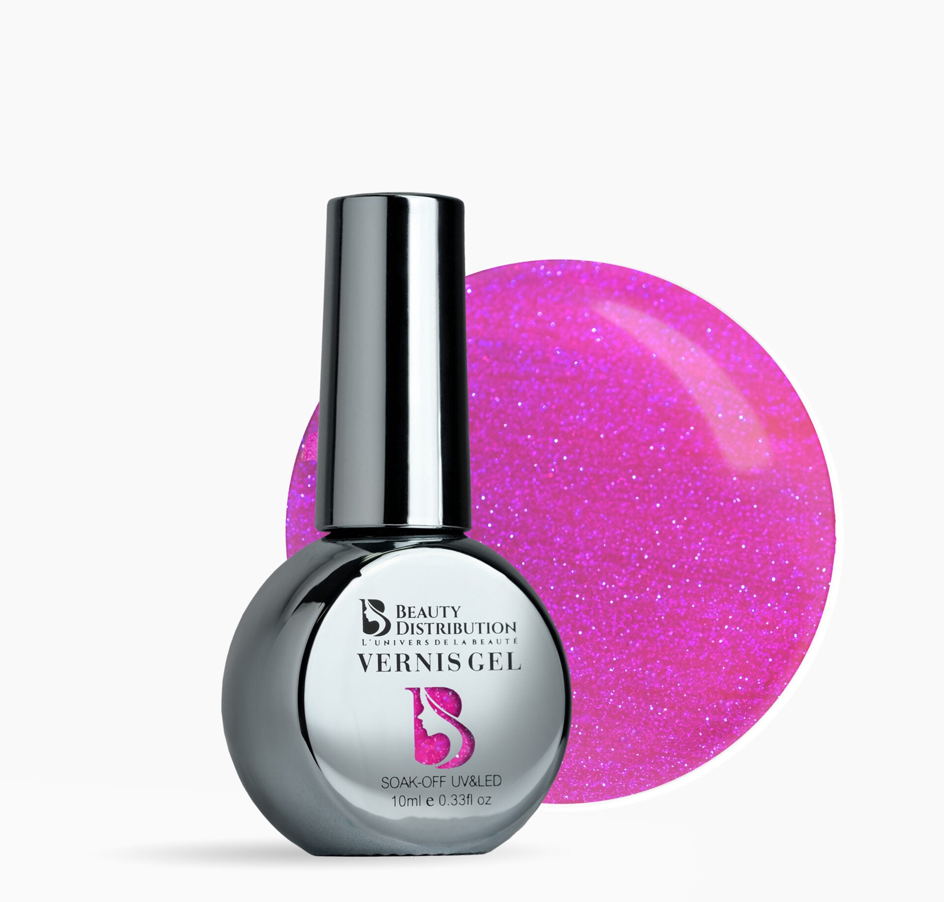 Esmalte en gel Silver Wave Glitz B468