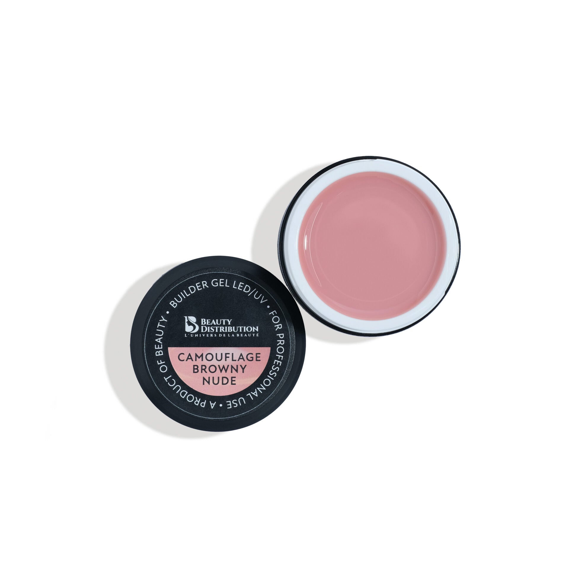 Gel de Construction Camouflage Browny Nude Beauty Distribution (Hard Gel)