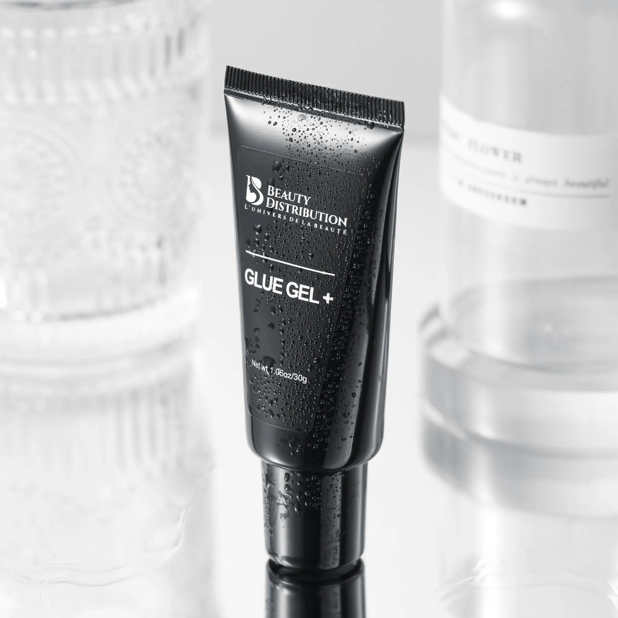 Glue Gel + Beauty Distribution Fixation Capsules & Strass Nail Art