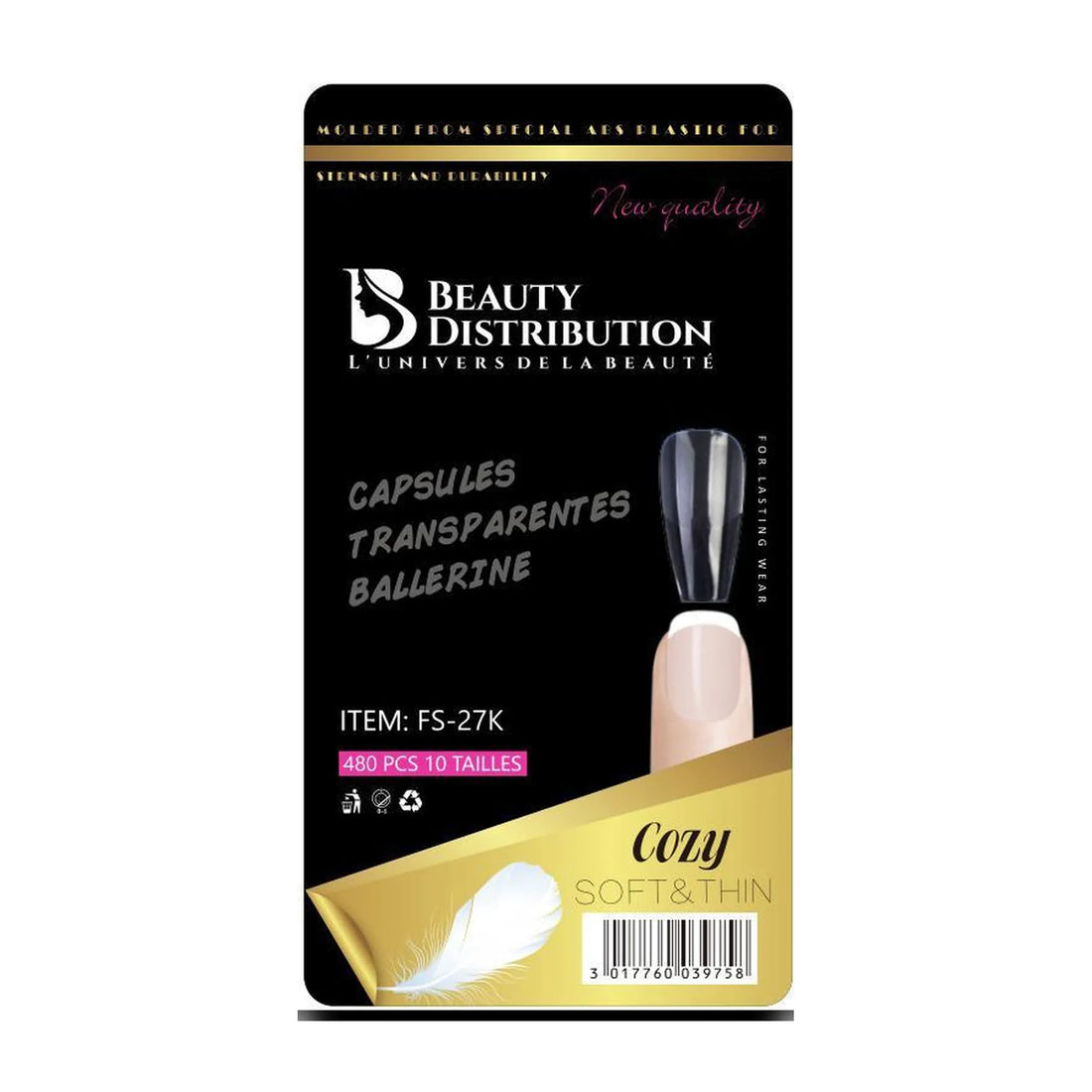 Capsules Ballerine Transparentes 480pcs