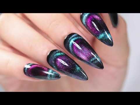 Gel Polish 9D Cat eye Nebula Blue 1