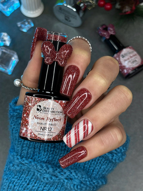 Vernis Semi-Permanent NR12 – Neon Reflect : L'Éclat Pailleté Absolu Beauty Distribution
